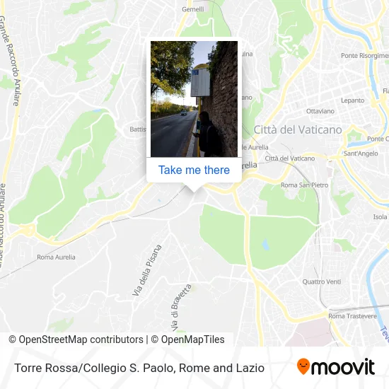 Red Tower/St. Paul's College map