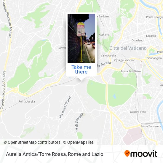 Aurelia Antica/Torre Rossa map