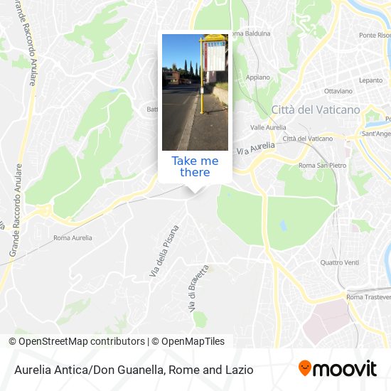 Aurelia Antica/Don Guanella map