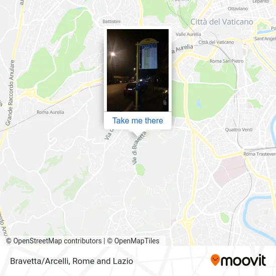 Bravetta/Arcelli map