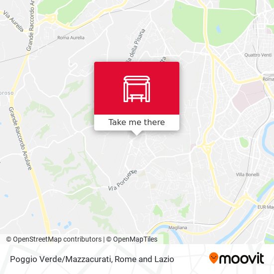 Poggio Verde/Mazzacurati map
