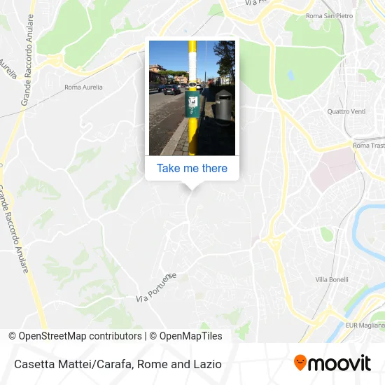 Casetta Mattei/Carafa map