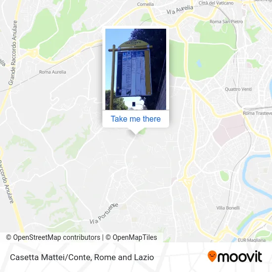 Casetta Mattei/Conte map