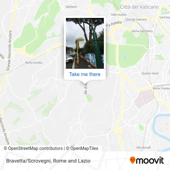 Bravetta/Scrovegni map