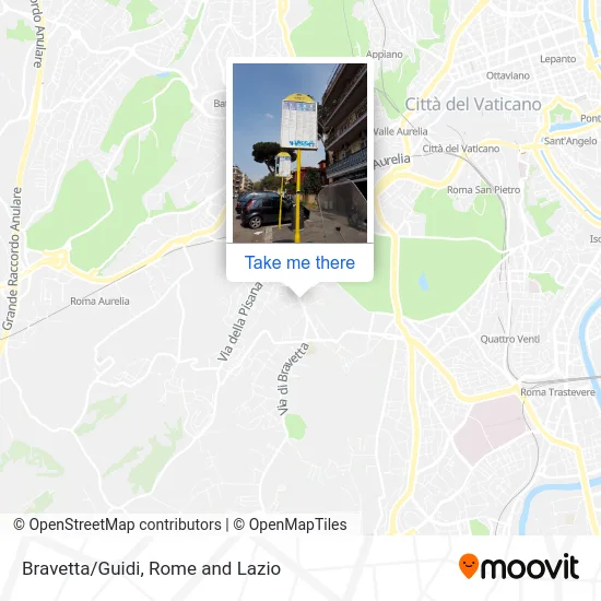 Bravetta/Guidi map