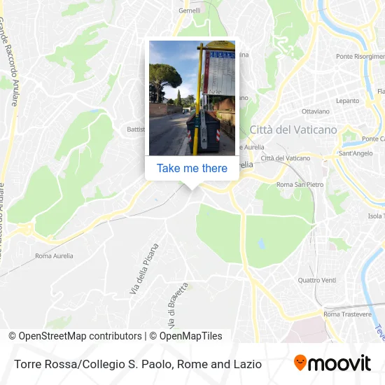 Red Tower/St. Paul's College map