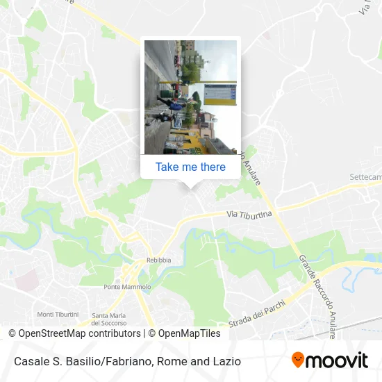 Casale S. Basilio/Fabriano map