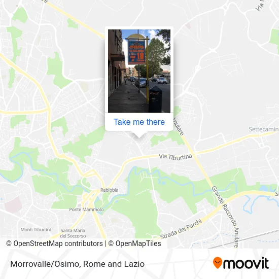 Morrovalle/Osimo map