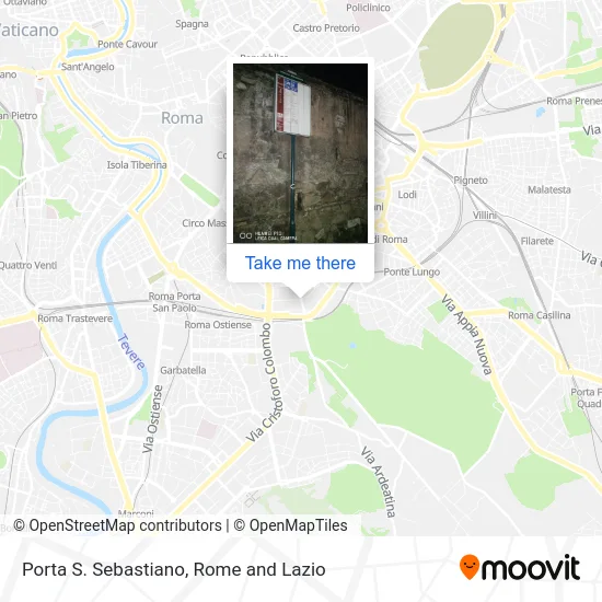 Porta San Sebastiano map