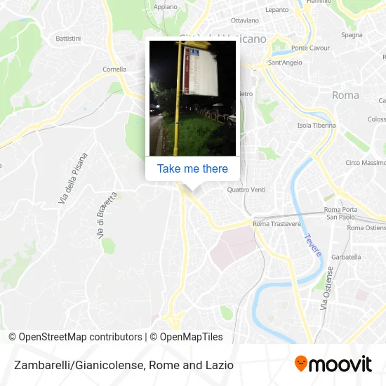Zambarelli/Gianicolense map