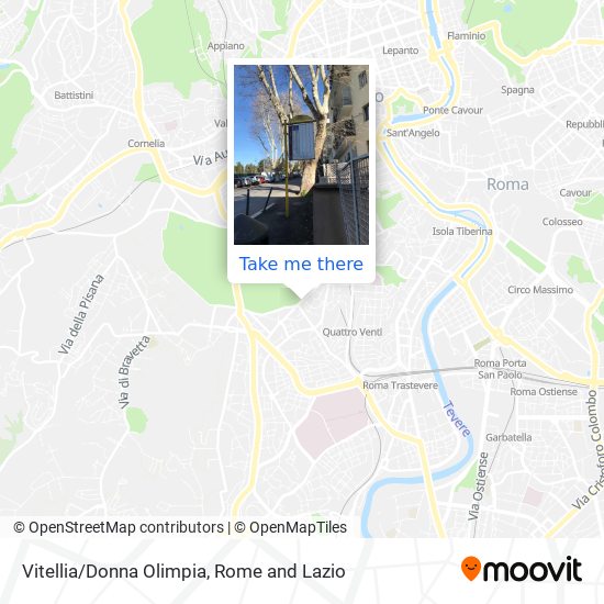 Vitellia/Donna Olimpia map