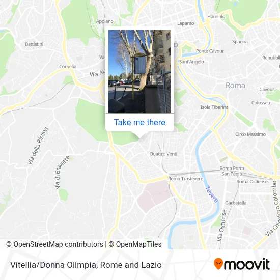 Vitellia/Donna Olimpia map