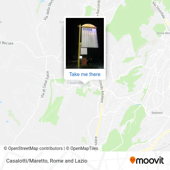 Casalotti/Maretto map