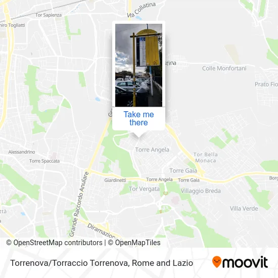 Torrenova/Torraccio Torrenova map