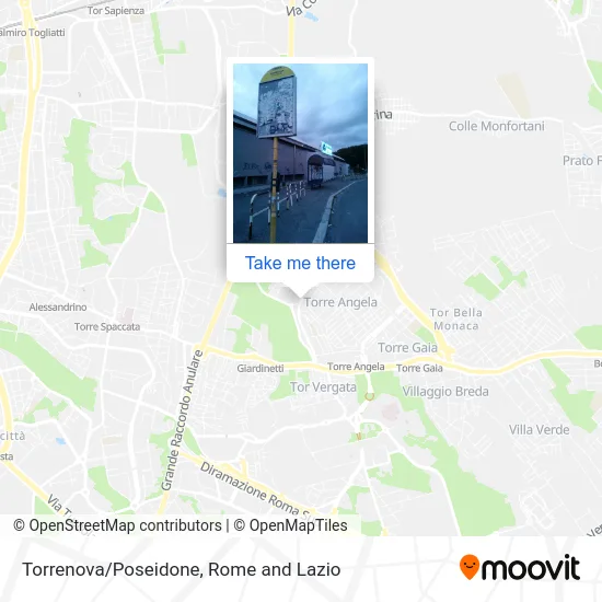 Torrenova/Poseidon map