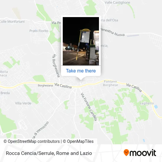 Rocca Cencia/Serrule map