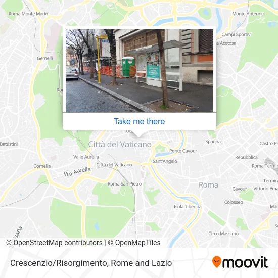 Crescenzio/Risorgimento map