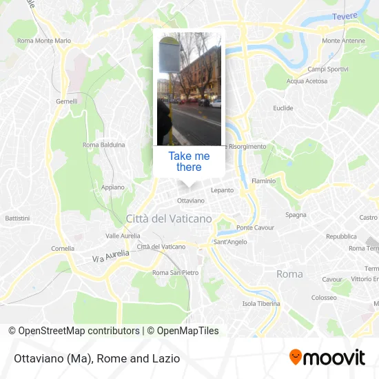 Ottaviano (Metro A) map