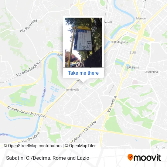 Sabatini C./Decima map