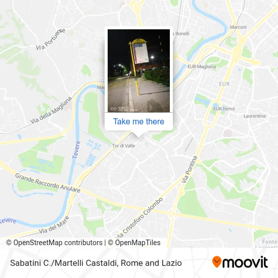 Sabatini C./Martelli Castaldi map