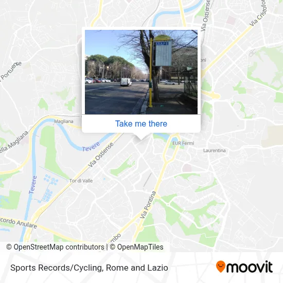 Sports Records/Cycling map