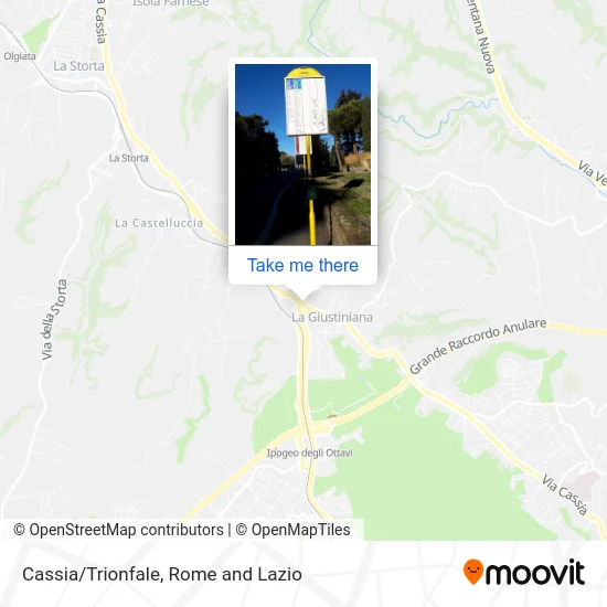 Cassia/Trionfale map