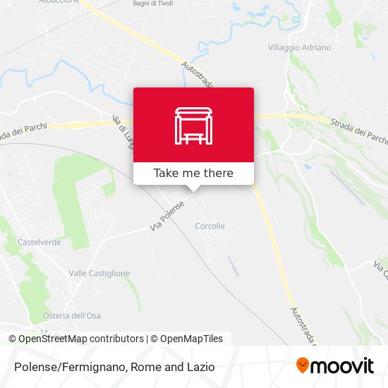 Polense/Fermignano map