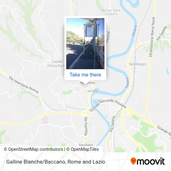 Galline Bianche/Baccano map