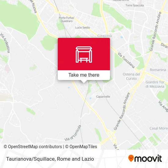 Taurianova/Squillace map