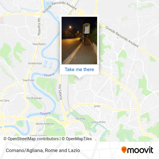 Comano/Agliana map