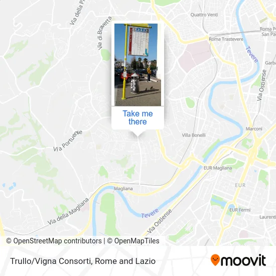 Trullo/Vigna Consorti map