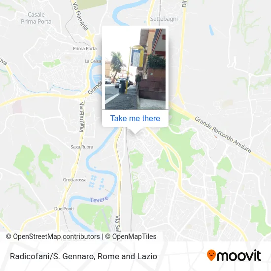 Radicofani/San Gennaro map