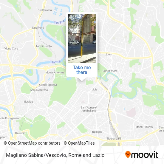 Magliano Sabina/Vescovio map