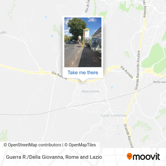 Guerra R./Della Giovanna map