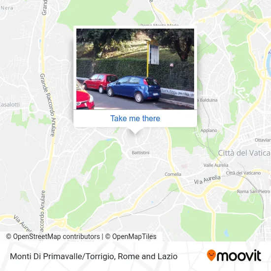 Monti Di Primavalle/Torrigio map