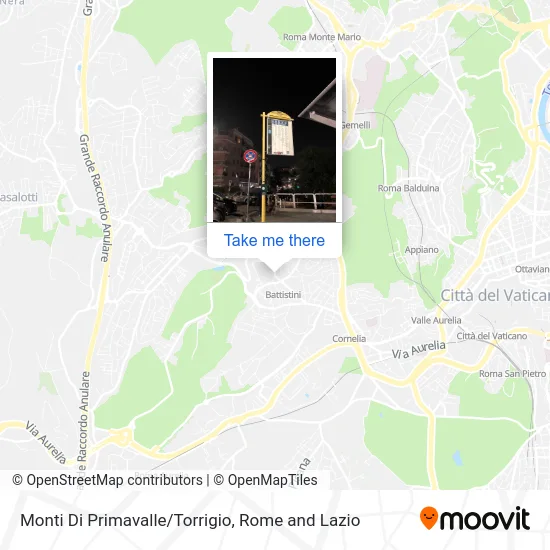 Monti Di Primavalle/Torrigio map