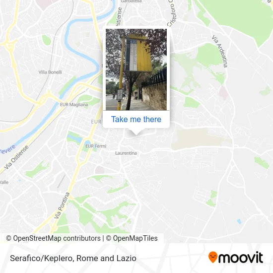 Serafico/Keplero map