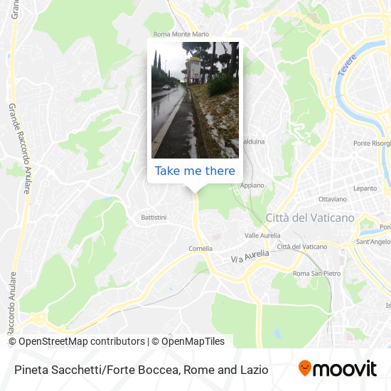 Pineta Sacchetti/Forte Boccea map