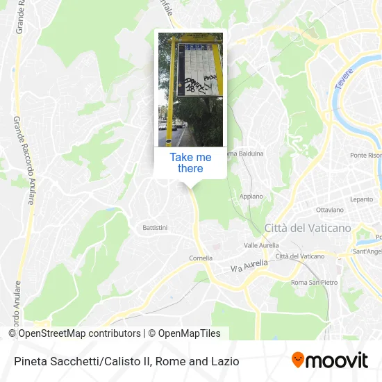 Pineta Sacchetti/Calisto II map