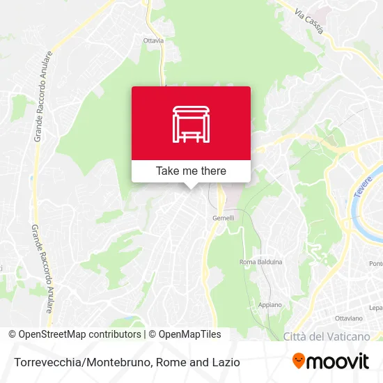 Torrevecchia/Montebruno map