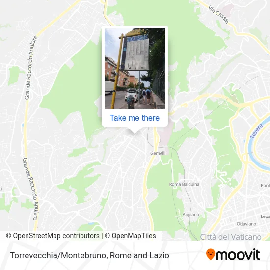 Torrevecchia/Montebruno map