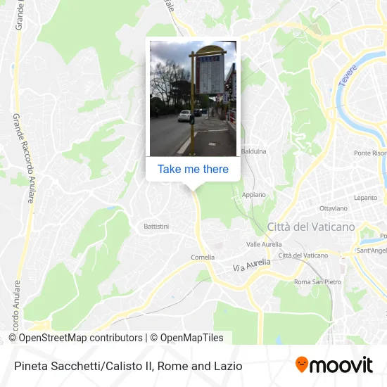 Pineta Sacchetti/Calisto II map