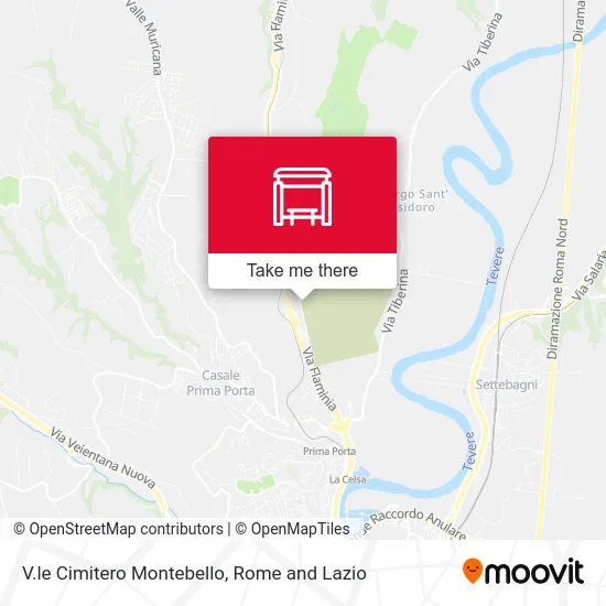 Cemetery Avenue Montebello map