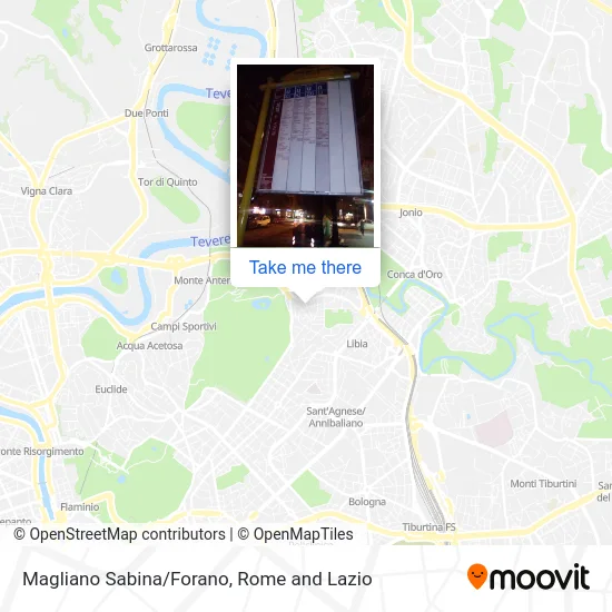 Magliano Sabina/Forano map