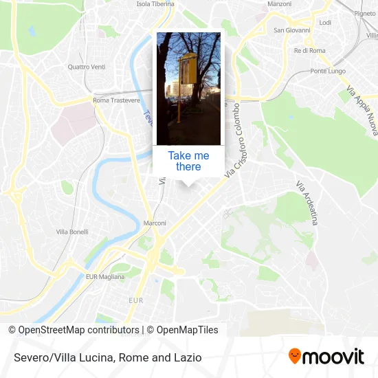 Severo/Villa Lucina map