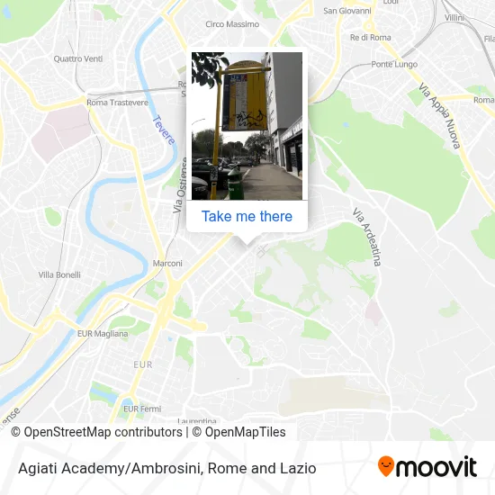 Agiati Academy/Ambrosini map
