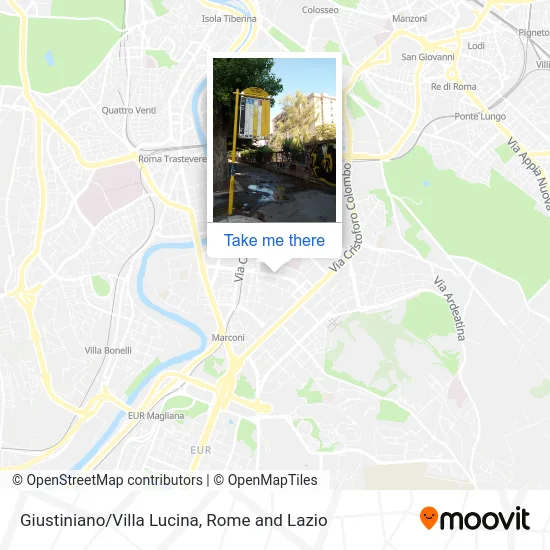 Giustiniano/Villa Lucina map