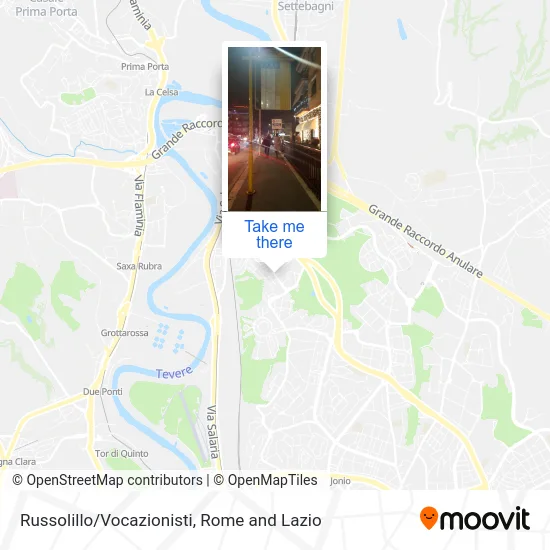 Russolillo/Vocazionisti map