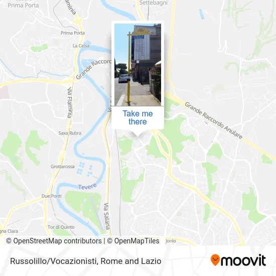 Russolillo/Vocazionisti map