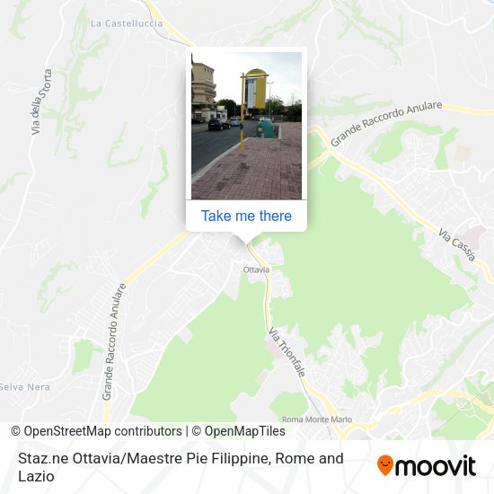 Staz.ne Ottavia / Maestre Pie Filippine map